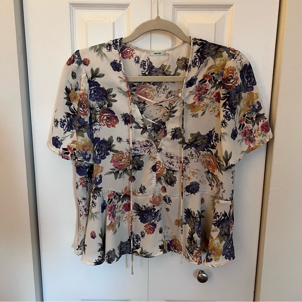 Kimchi Blue Floral Top (US L)